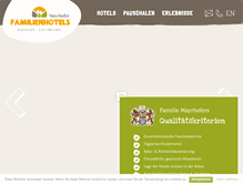 Tablet Screenshot of familienurlaub.org